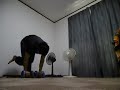 片足アブローラー17回 One leg 17 Ab Wheel