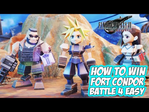 Final Fantasy 7 Rebirth - How to WIN in FORT CONDOR BATTLE 4 Easy