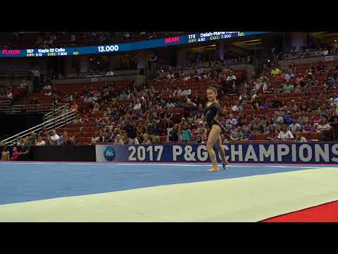 Sienna Robinson - Floor Exercise - 2017 P&G Championships - Junior Women - Day 2