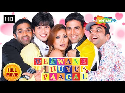 DEEWANE HUYE PAGAL FULL COMEDY MOVIE | Shahid Kapoor, Akshay Kumar, Paresh Rawal, Suniel Shetty