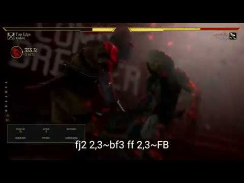 Mortal Kombat 11 Clean Cut Kabal Version 1.0 BnB Kombos