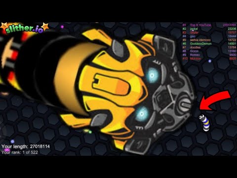 Slither.io A.I Bumblebee Vs Tiny Pro Snakes - Epic Skin Slitherio Vip Best Gameplay - 190,000+ Score