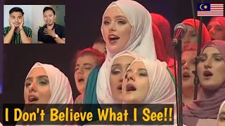 Download lagu TERBAIK!! WANITA MALAYSIA Memimpin Shalawat Untuk Orang-Orang Barat mp3