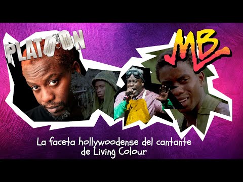 ¿Sabías que el cantante de Living Colour actuó en Pelotón de Oliver Stone?