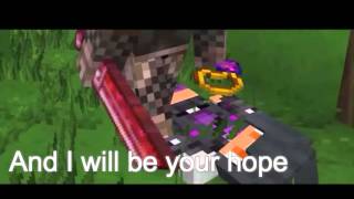 Minecraft Diaries//Not Alone//Music Video//Sung By Red