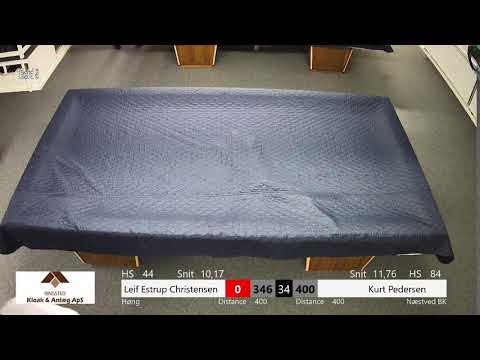 Keglebillard - Serie 1 Øst - Næstved 2 mod Kgl. Høng BK