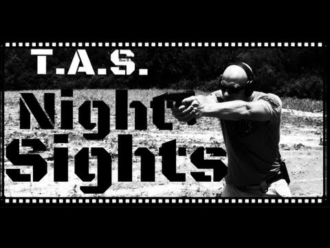 T.A.S. Prototype Glock Tritium Night Sight Review (HD)