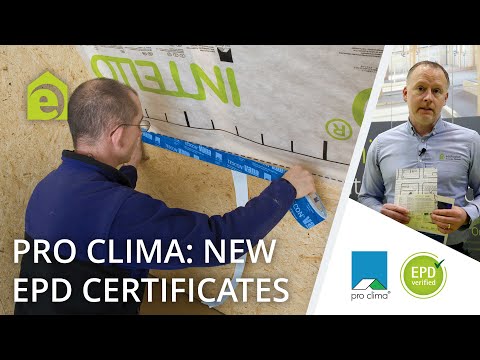 Pro Clima Announces EPDs for Their Range of Airtightness Membranes, Tapes and Seals