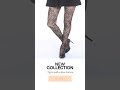 Tights With A Rose Pattern