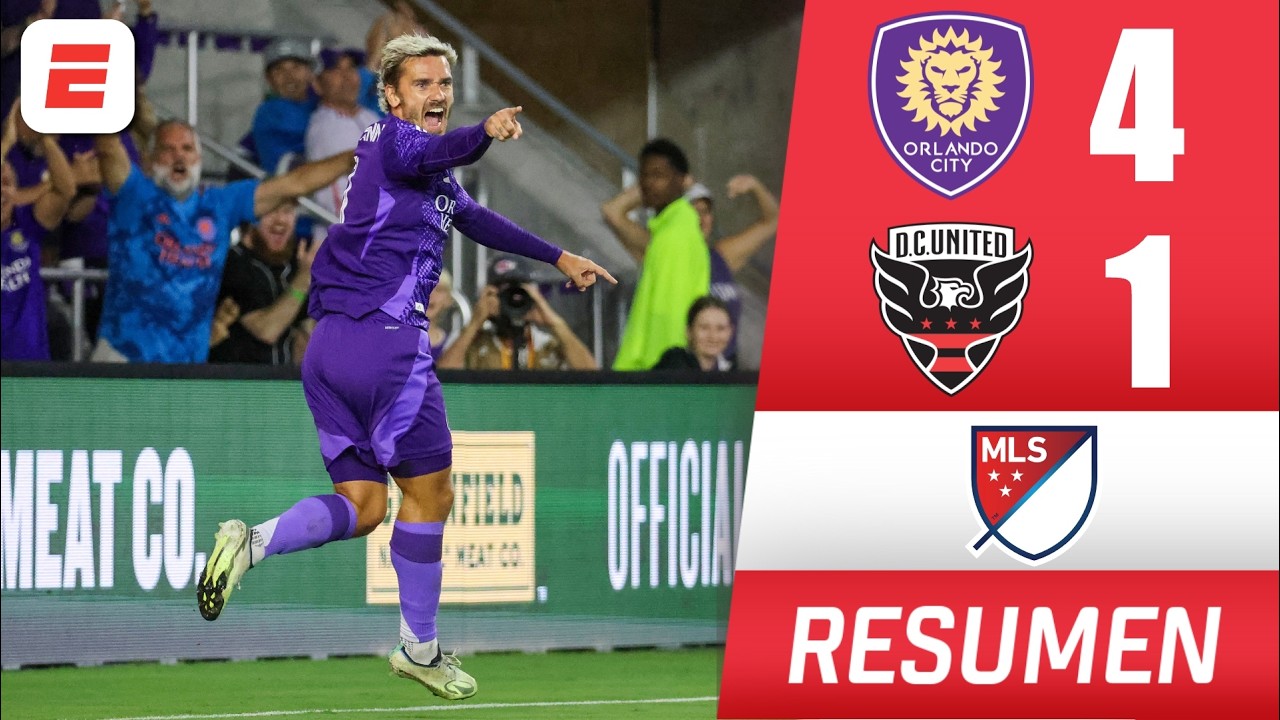 Antoine Griezmann, el héroe de Orlando City. Doblete y goleada ante DC United | MLS