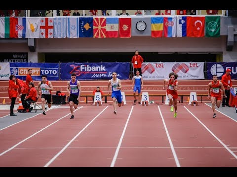 60m Final, Men, Balkan Indoor U20 Championships, Sofia 2018