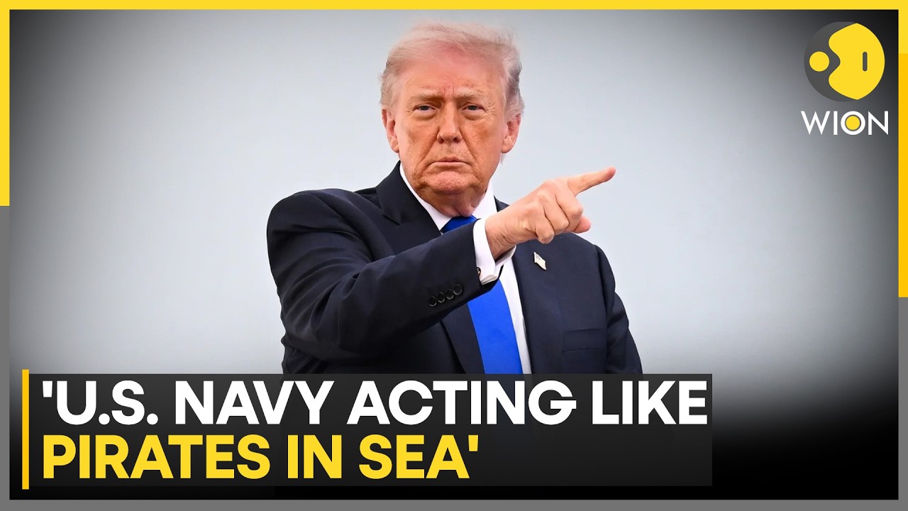 US-Iran War: Trump Says US Navy Acting Like Pirates | WION World News