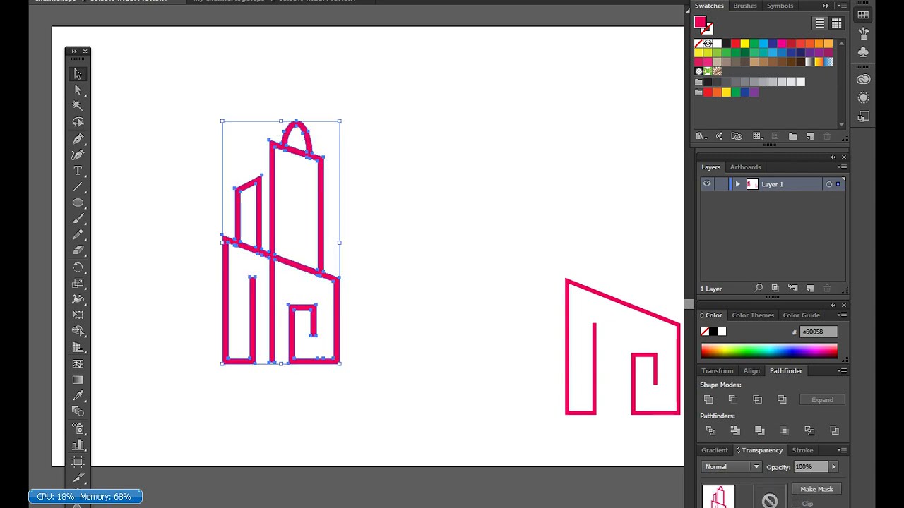 construction logo vector tutorial