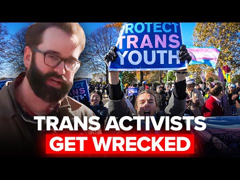 Matt Walsh confronteert transgenderactivisten bij het Hooggerechtshof