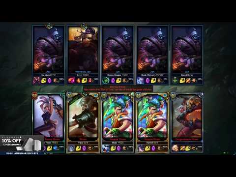 ( Viper , Box Box , Modx , Adrian Riven , Kumo9 ) Riven One For All - Riven vs Jax