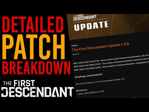 DETAILED NOVEMBER SEASON 3 EPISODE 2 UPDATE BREAKDOWN | The First Descendant