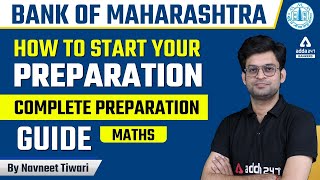 Bank of Maharashtra Recruitment 2022 | How To Start Your BOM Generalist Officer Maths Preparation