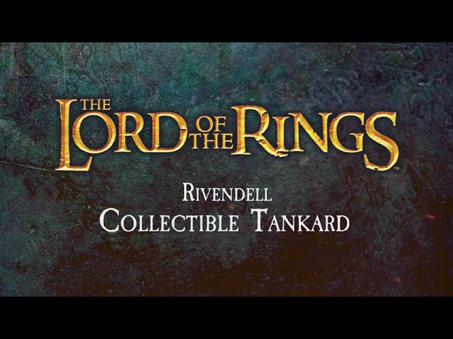 Vídeo relacionado con Nemesis Now Licencia oficial Lord of The Rings Rivendell Tankard, blanco, 15,5 cm
