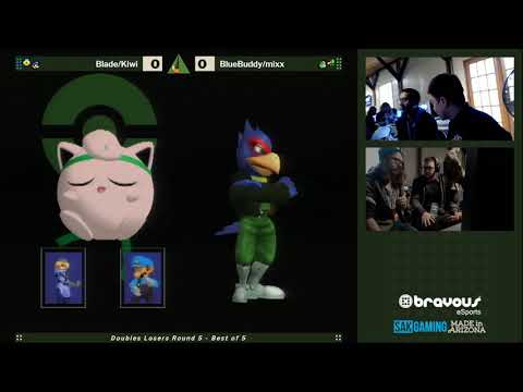 Smash Camp 2019 Doubles Winners Semi-Finals - Blade/Kiwi (Blue) vs BlueBuddy/mixx (Green)