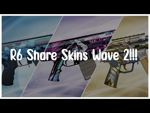 These Skins Are AMAZING! R6 Share Skins Wave 2 + Esports All Regional Sets (Rainbow Six Siege)