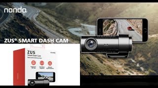 ZUS Smart Dash Cam / Camera HD 1080P Video 140 Wide Angle