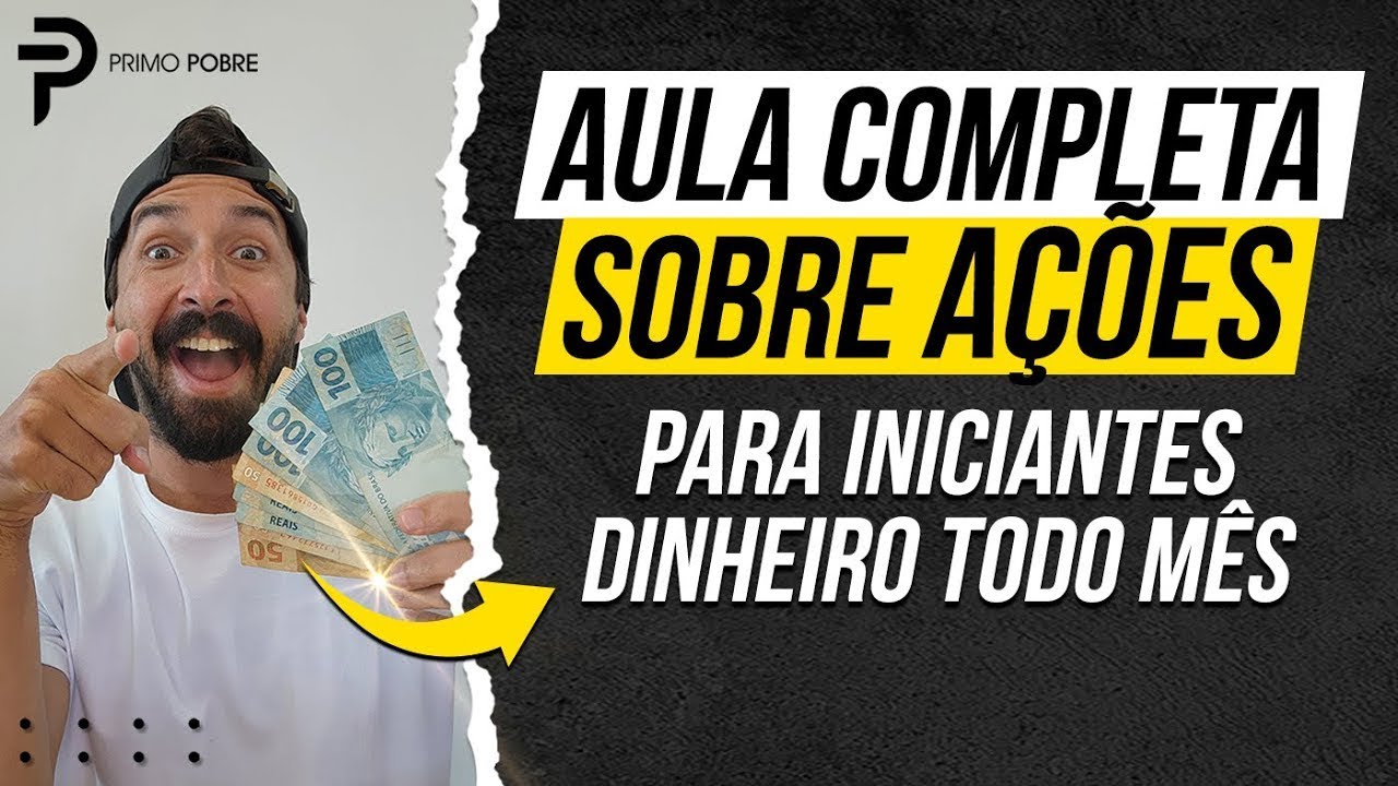 Aula sobre AÇÕES do zero para INICIANTES | Seja sócio de GRANDES EMPRESAS