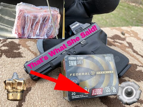 9x19mm, 135gr JHP, Federal Hydra Shok Deep (P9hSD1)