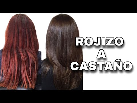 How to go from REDDISH to BROWN