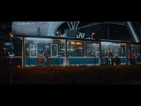 Polônia, Wrocław, passeio noturno de bonde 70 de Dworzec Autobusowy a Jaworowa