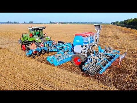 Subsoiling & Sowing Cover Crop | FENDT MT943 vario + Lemken Solitair 25
