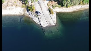Diving the old Ferry Launch in Robson BC