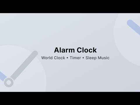 Simple Alarm Clock video thumbnail