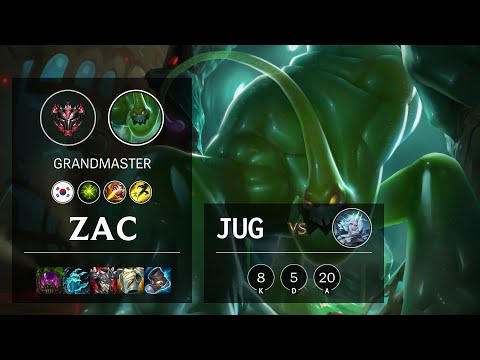 Zac Jungle vs Viego - KR Grandmaster Patch 11.24