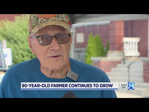 90-year-old man keeps farmer's market growing