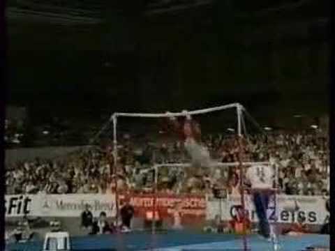 Brandy Johnson - 1989 Worlds AA - Uneven Bars