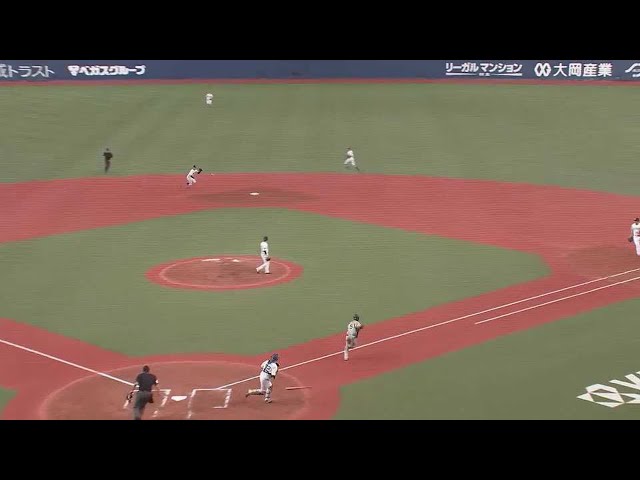 【4回表】バファローズ・野口智哉 華麗な守備でチームを盛り立てる!! 2022年6月12日 オリックス・バファローズ 対 阪神タイガース