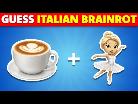 Guess ITALIAN BRAINROT Memes by Emojis | Ballerina Cappuccina, Tralalero, Bombardino Crocodilo