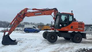 حفارة ذات العجلات Doosan DX160W-3 | صورة 4 - Machineryline