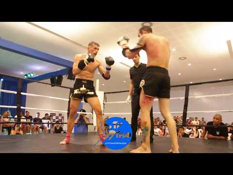 TV THAI | Thales ( Factory Of Lions ) vs Franklin ( Gladiadores ) Thai One Championship 63kg