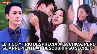 El rico y frío desprecia a la chica, pero se arrepiente al descubrir su secreto #películas #drama