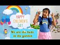 We Are The Buds In The Garden Song For Children S Day