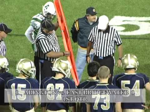 Abington Varsity Football vs. East Bridgewater - 11/6/15