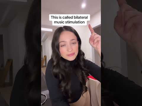 Did this help you? Bilateral music stimulation is music that alternates between ears.