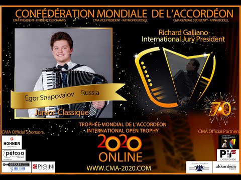 Junior Classique 1st round - Shapovalov Egor (Russia) www.CMA-2020.com