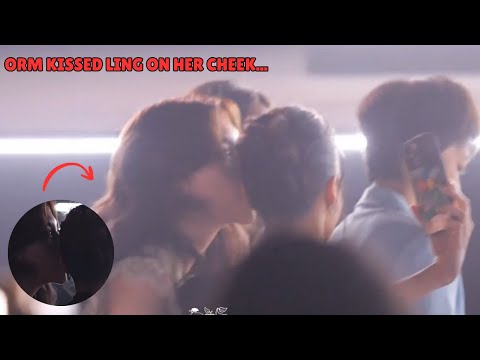 Orm kissed Ling on her cheek before she went on stage