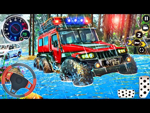 Offroad Jeep Driving 3D Simulator - Real Luxury SUV 4x4 Hummer Driver 2024 - Android Gameplay