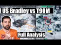 Ukrainian Bradley Battles Russian T90M Tank near Avdiivka