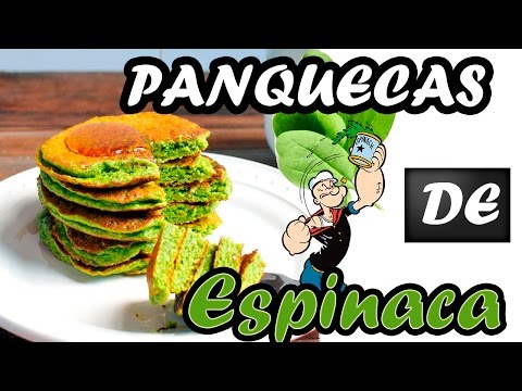 Panquecas de espinaca - pancake