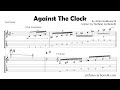 Allan Holdsworth, Against The Clock - Transcription + TAB