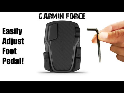 GARMIN FORCE - FOOT PEDAL TENSION KNOB! (EASY ADJUST)